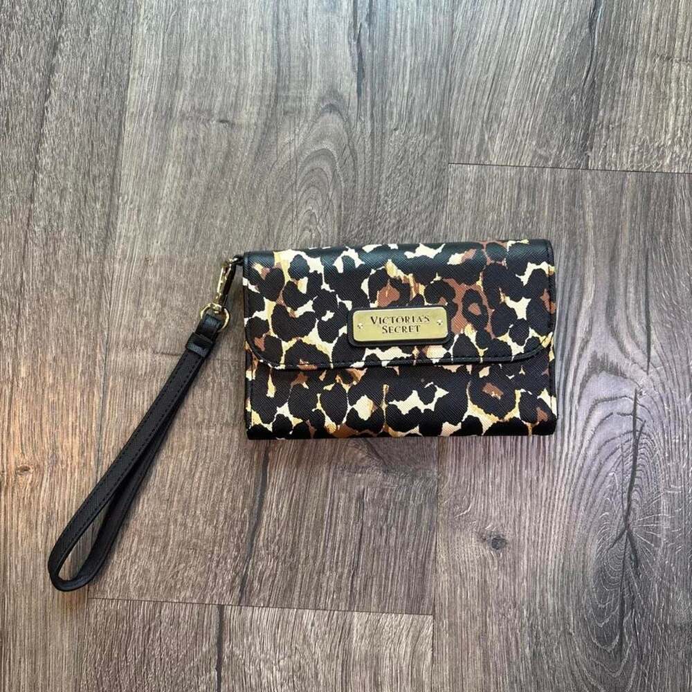Victoria's Secret Leopard Print Wristlet Wallet